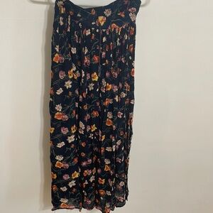 Floral long skirt